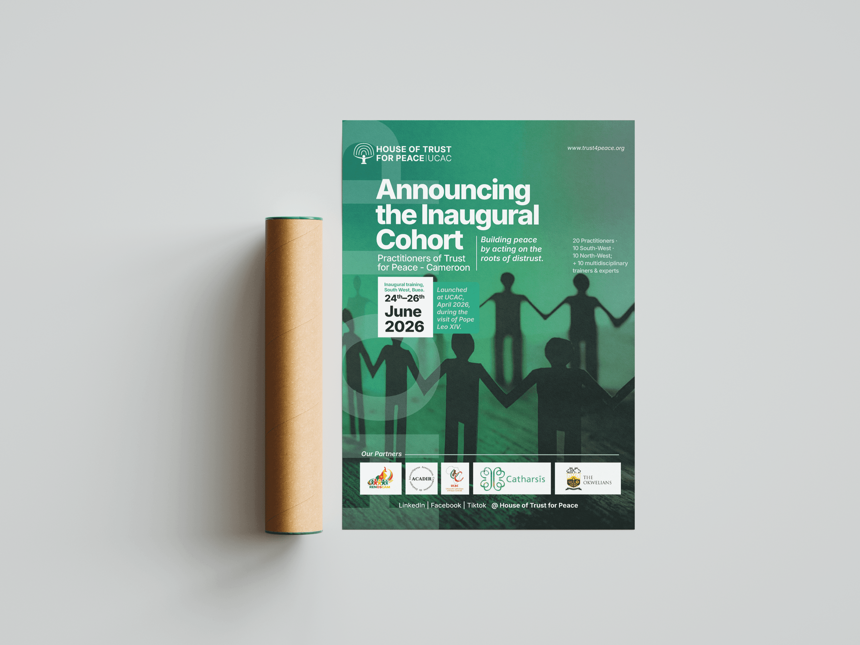 House of Trust for Peace: A Visual Identity for Cameroon's Inaugural Practitioner Training Program — gallery image 3