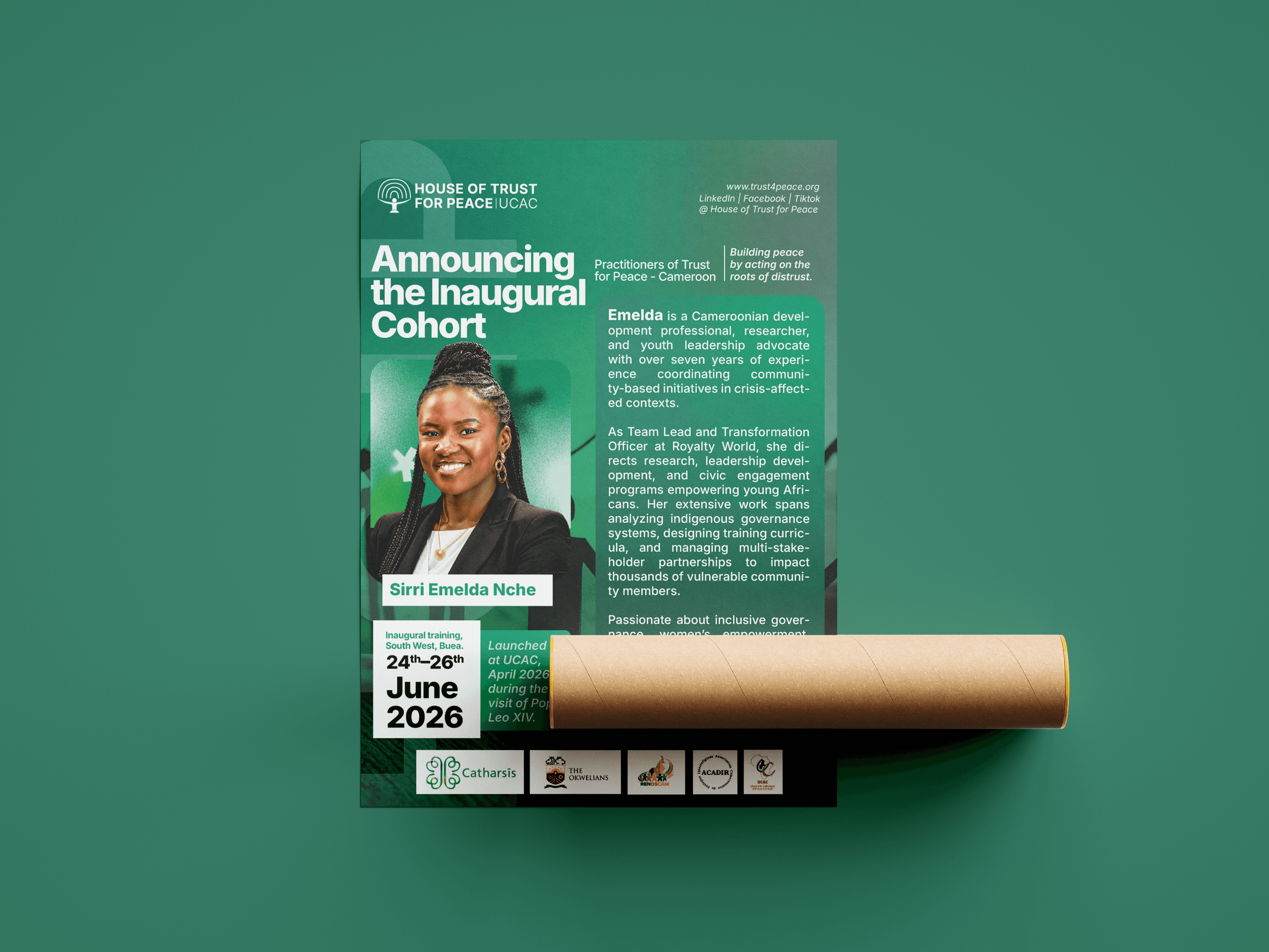 House of Trust for Peace: A Visual Identity for Cameroon's Inaugural Practitioner Training Program — gallery image 2